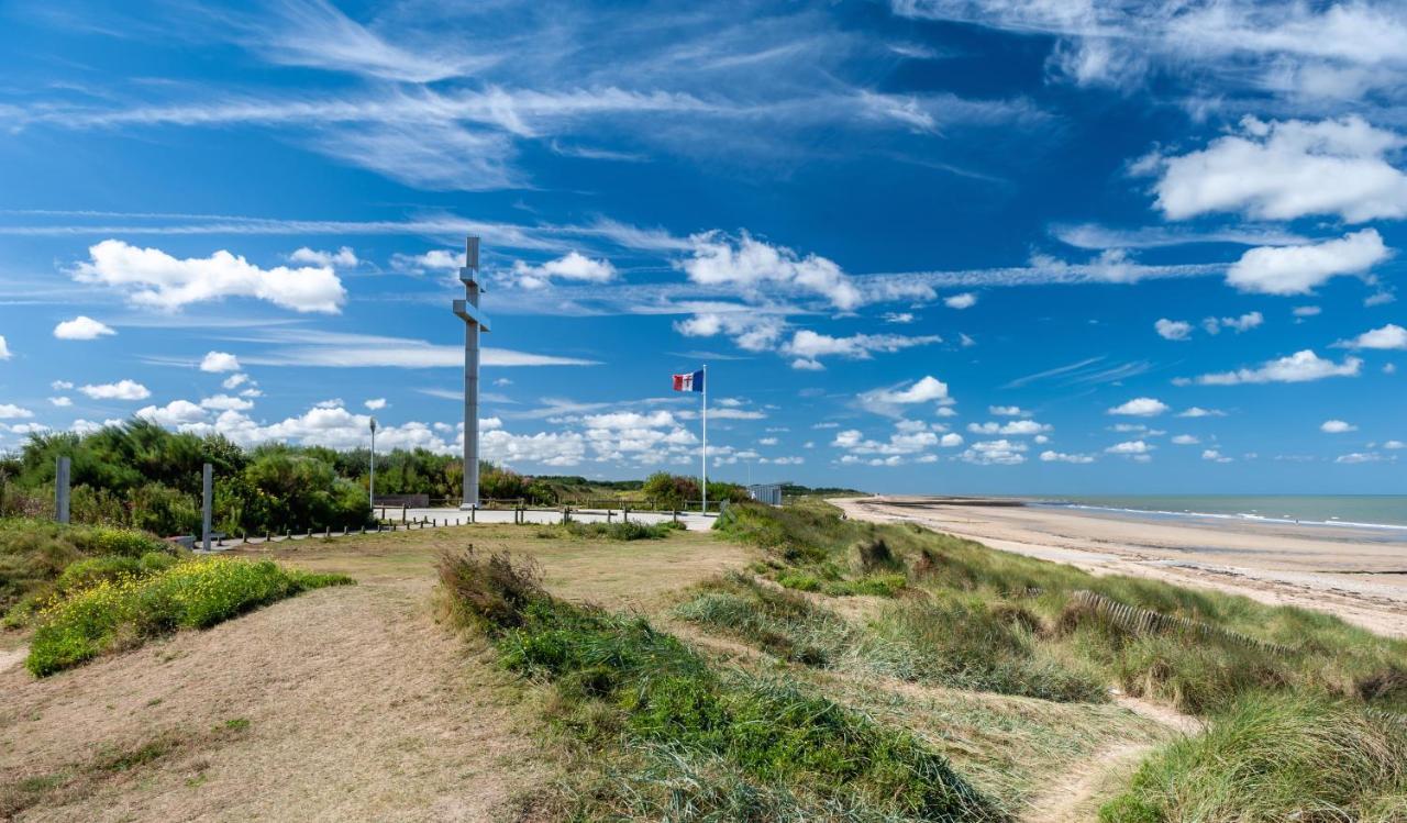 Appartement, Duplex A 500M De La Mer Avec Balcon Courseulles-sur-Mer Bagian luar foto